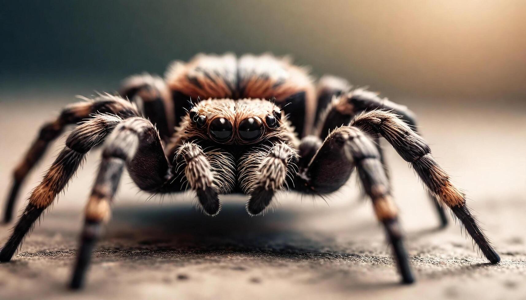 Close up image of Jumping Spider. Created with . photo