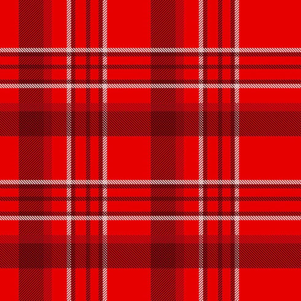 Red Scottish Plaid seamless pattern. and Check soft design for prints. Repeated scottish flannel. Madras fabric. Softness wool patterned tuxtiles vector