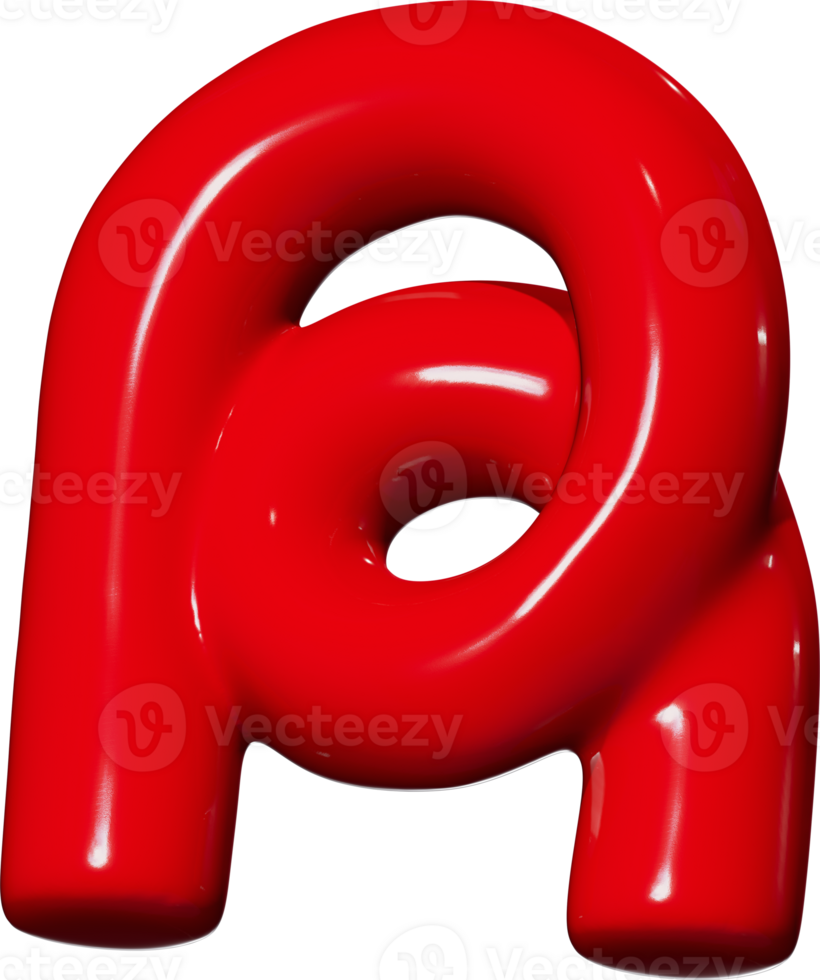 abstrait 3d élément r forme png