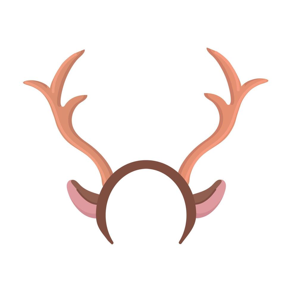 Reindeer anthlers icon clipart avatar logotype isolated illustration vector
