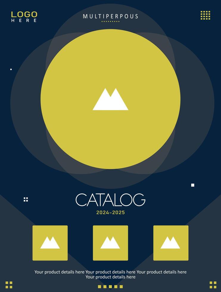 Catalog Template Design vector