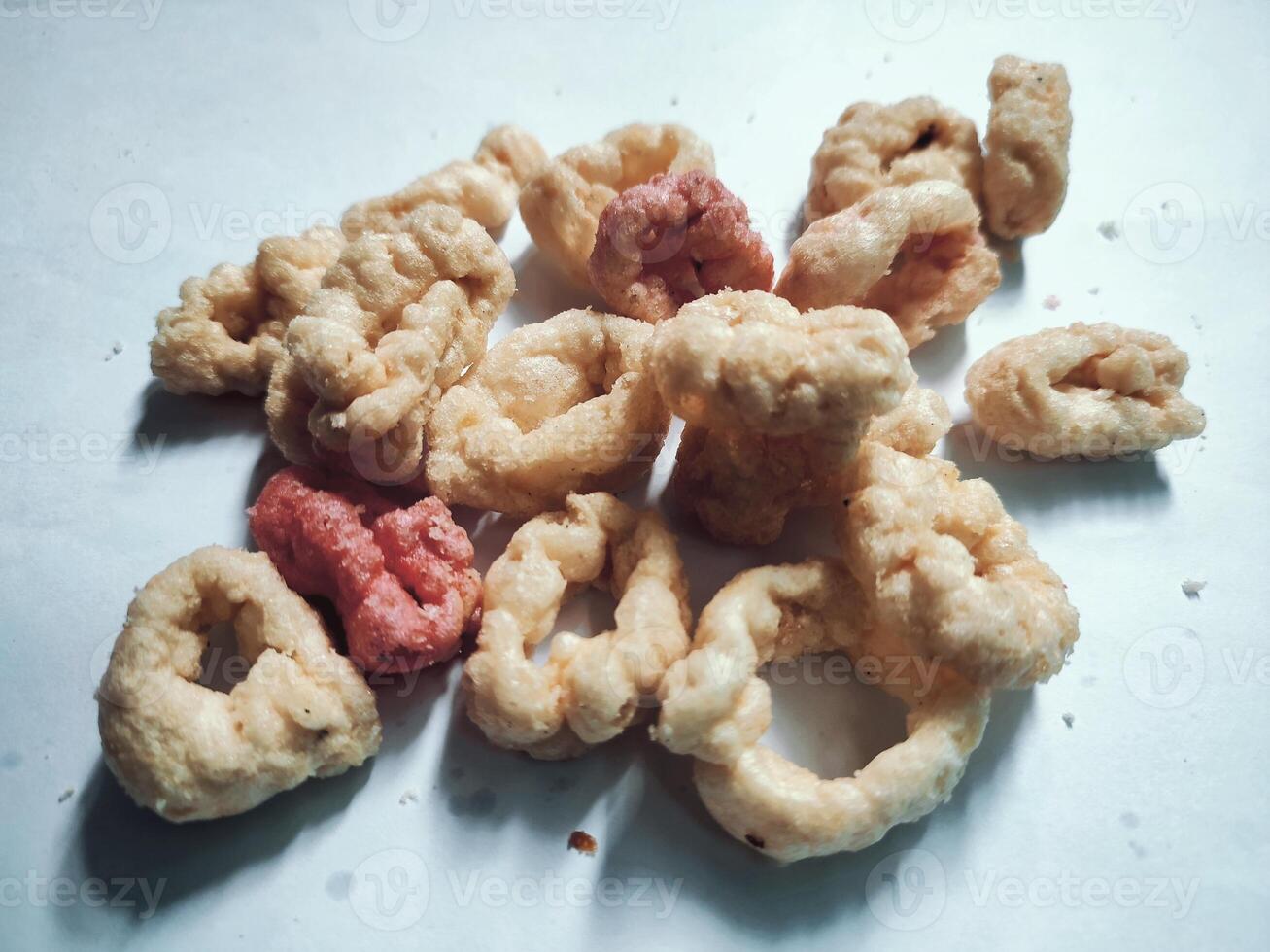 Lanting or Clanting is one of the types of traditional snacks from Indonesia isolated on a white background photo