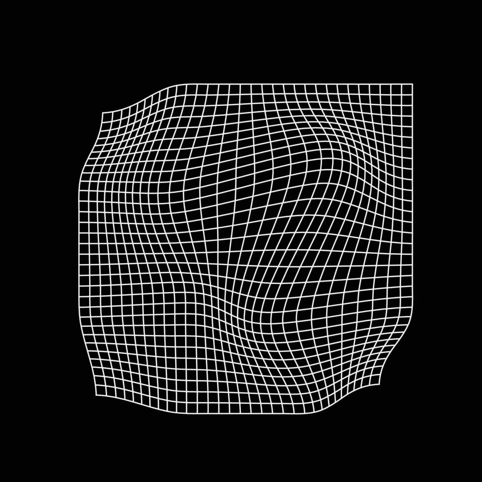 3d wireframe template for your design background vector