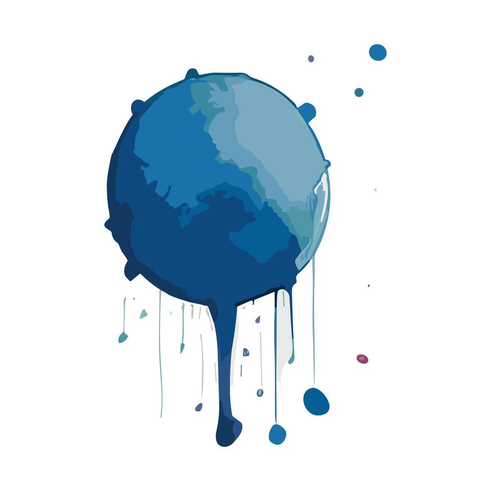 Watercolor illustration, water, soft, doodle, colourful, bubble, splash, paint, vector, watercolor, stain, splatter, brush vector