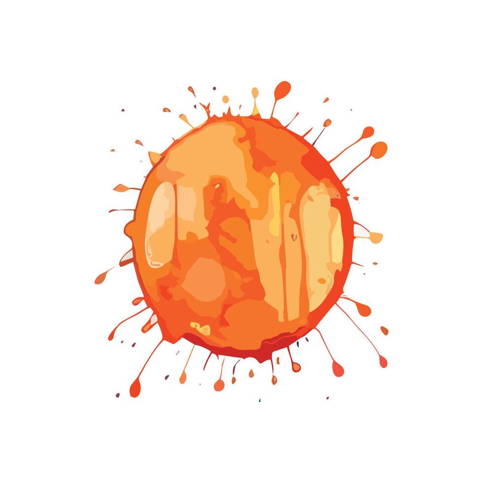 Watercolor illustration, water, soft, doodle, colourful, bubble, splash, paint, vector, watercolor, stain, splatter, brush vector