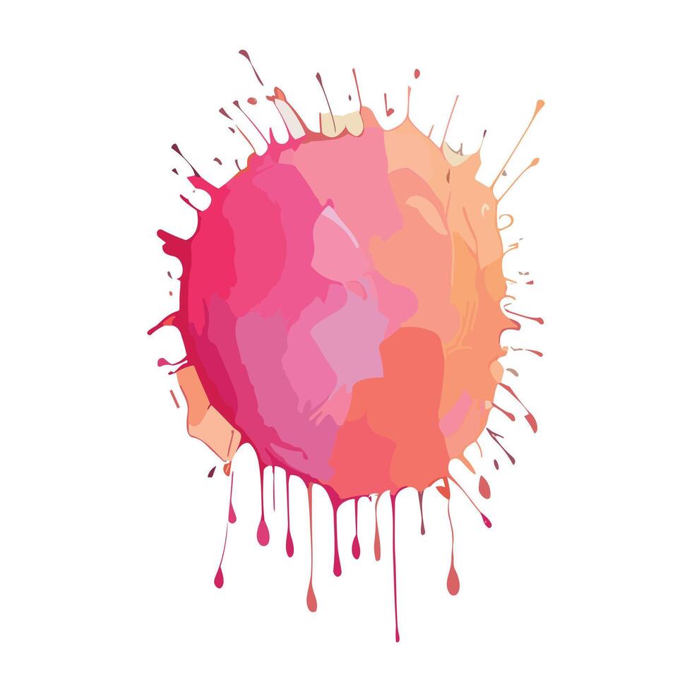 Watercolor illustration, water, soft, doodle, colourful, bubble, splash, paint, vector, watercolor, stain, splatter, brush vector
