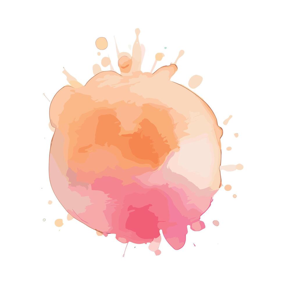 watercolor vector stains, illustration, water, soft, doodle, colourful, bubble, splash, paint, vector, watercolor, stain, splatter, brush