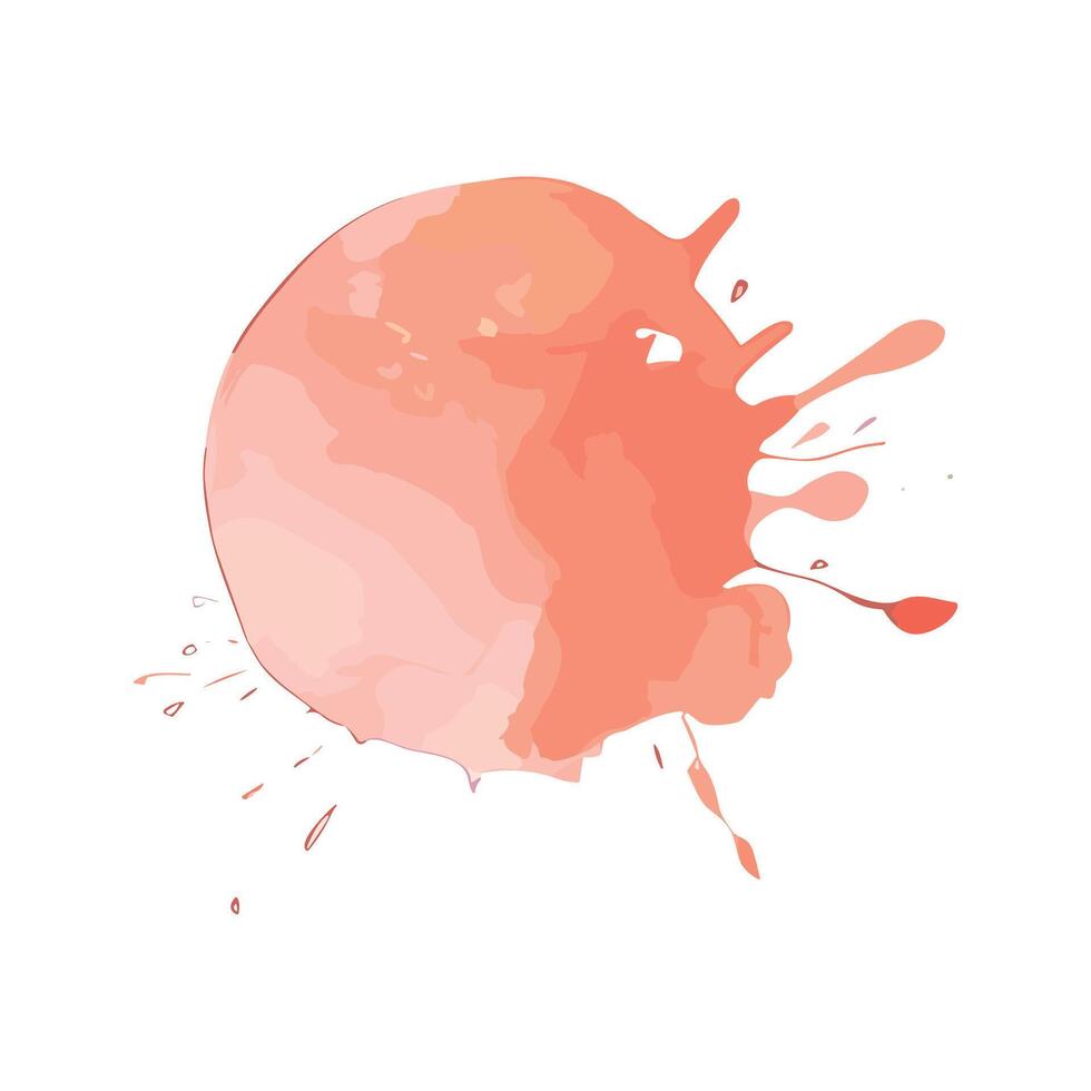 Watercolor illustration, water, soft, doodle, colourful, bubble, splash, paint, vector, watercolor, stain, splatter, brush vector