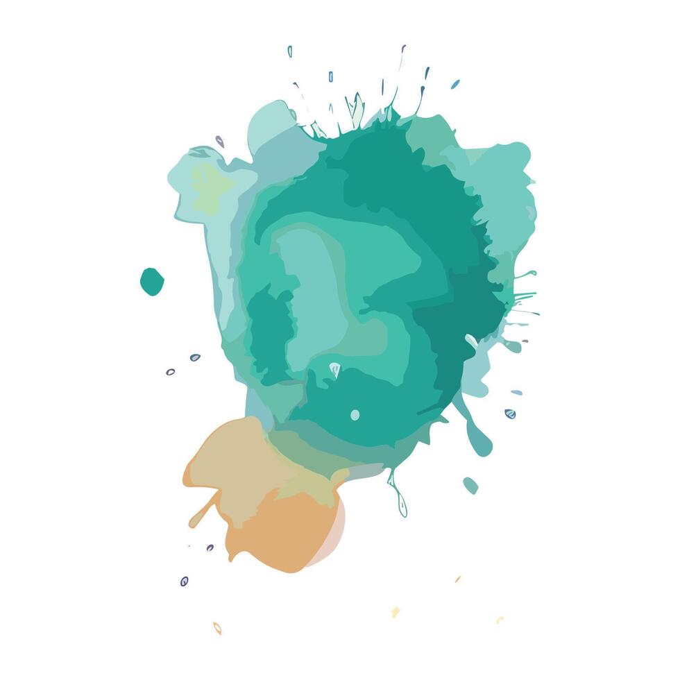 watercolor vector stains, illustration, water, soft, doodle, colourful, bubble, splash, paint, vector, watercolor, stain, splatter, brush