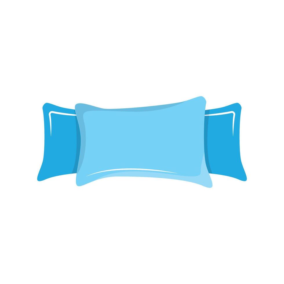 Pillow Logo, Bed and Sleep Design, Vector Illustration of Dream Icon