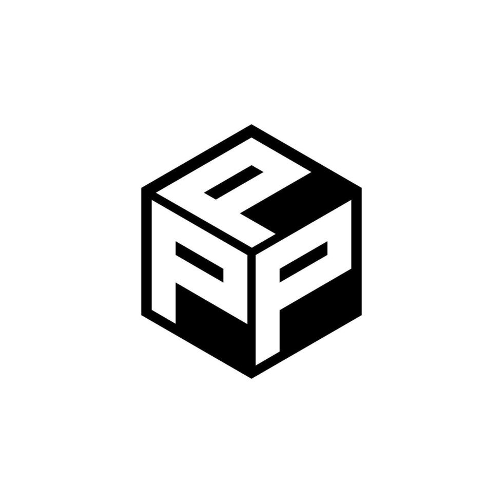 PPP letter logo design in illustration. Vector logo, calligraphy designs for logo, Poster, Invitation, etc.