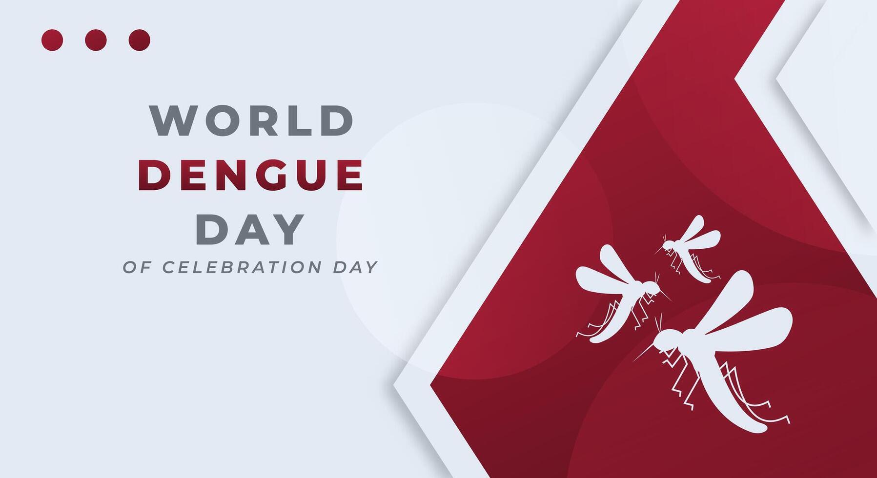 mundo dengue día celebracion vector diseño ilustración para fondo, póster, bandera, publicidad, saludo tarjeta