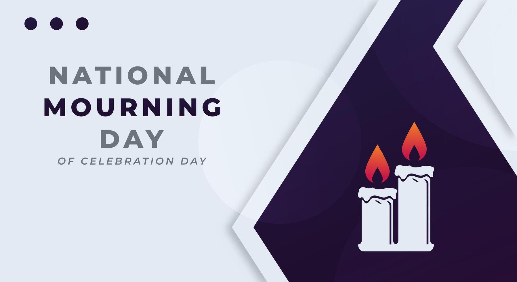 National Mourning Day Celebration Vector Design Illustration for Background, Poster, Banner, Advertising, Greeting Card