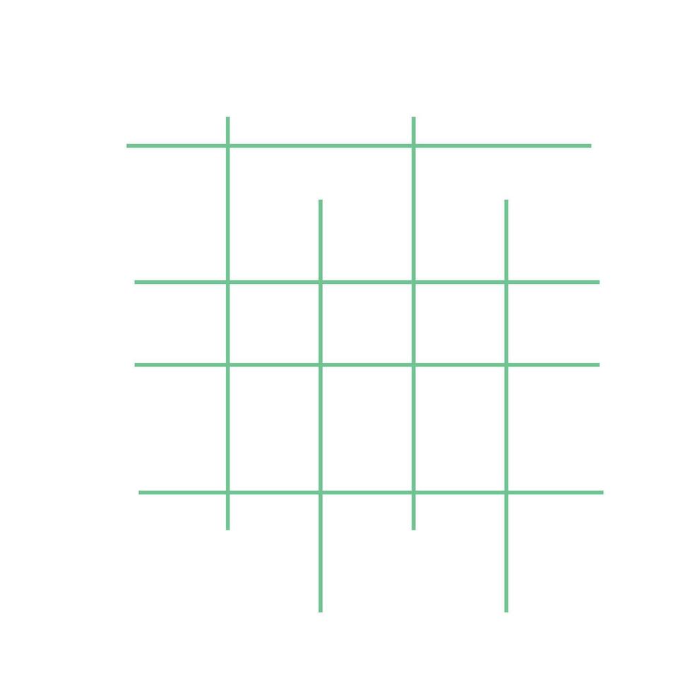 Grid Line Shape vector