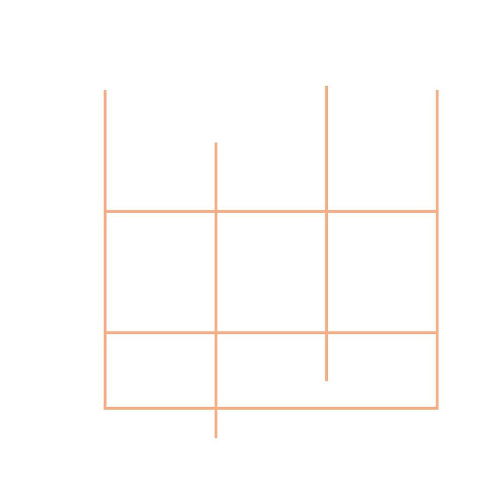 Grid Line Shape vector