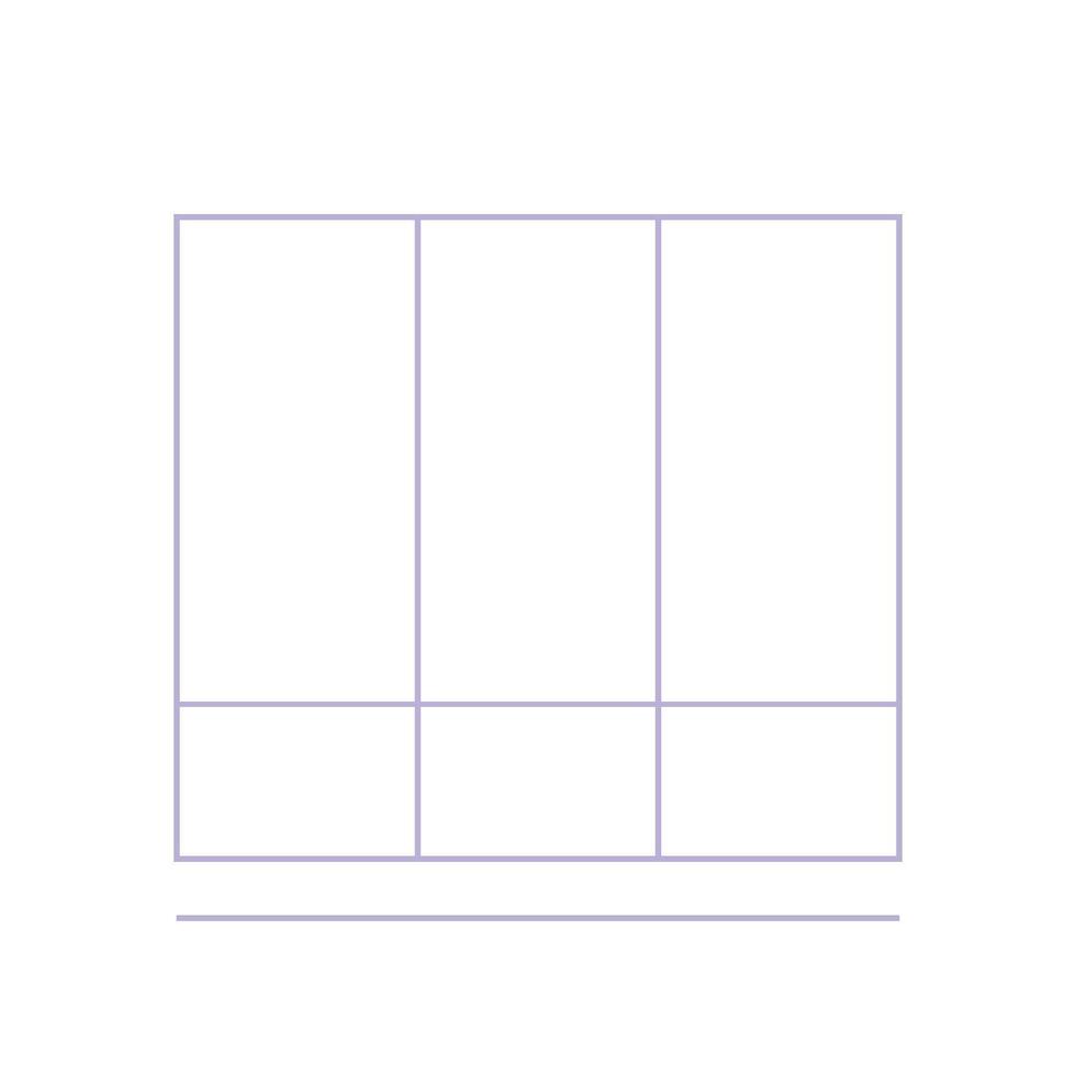Grid Line Shape vector