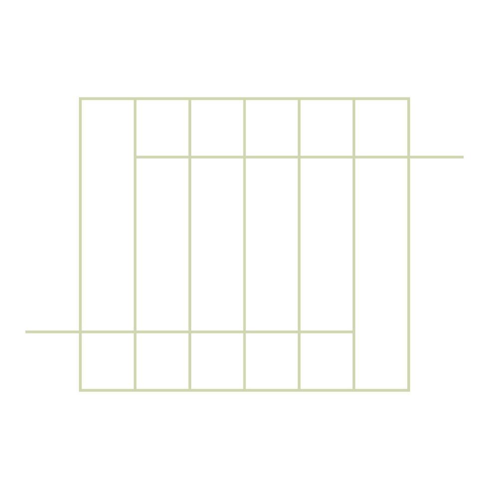 Grid Line Shape vector