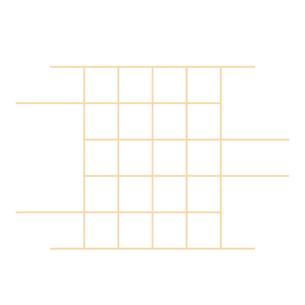Grid Line Shape vector