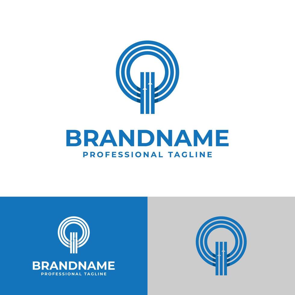 Letter Q Finance Logo, suitable for business related to finance with Q initial. vector