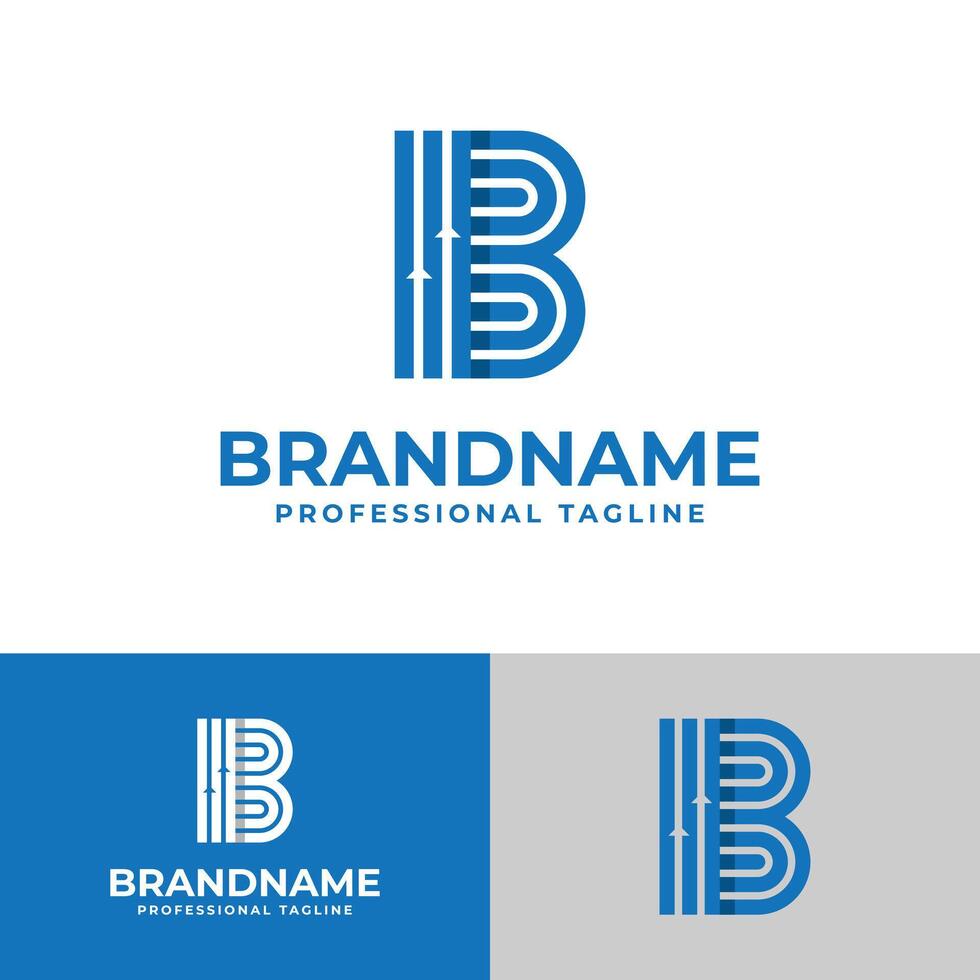 Letter B Finance Logo, suitable for business related to finance with B initial. vector