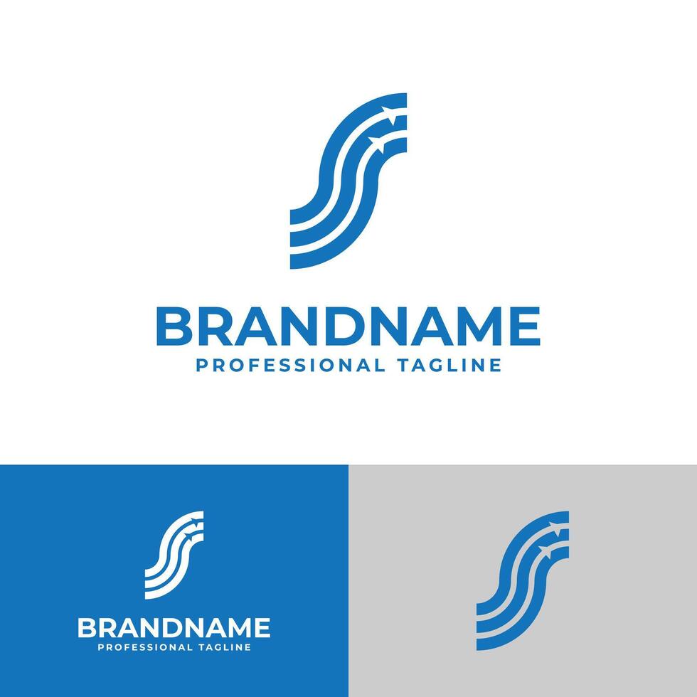 Letter S Finance Logo, suitable for business related to finance with S initial. vector
