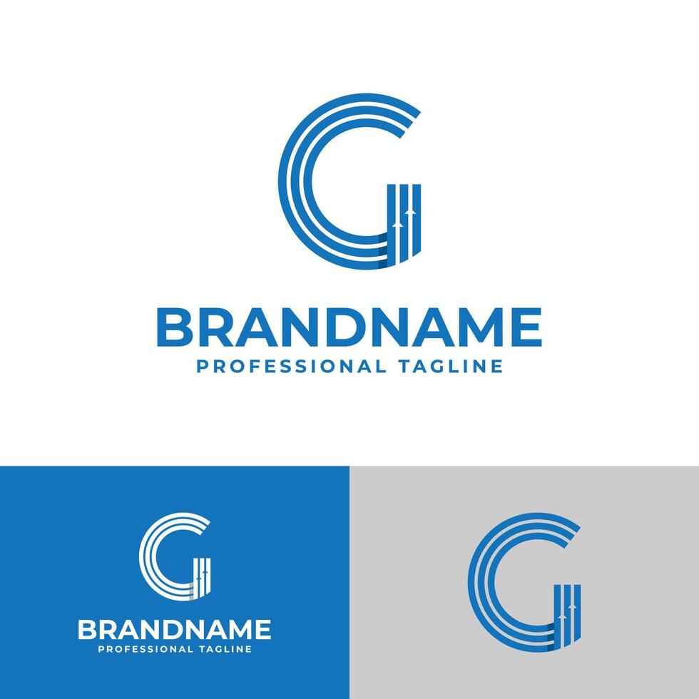 Letter G Finance Logo, suitable for business related to finance with G initial. vector