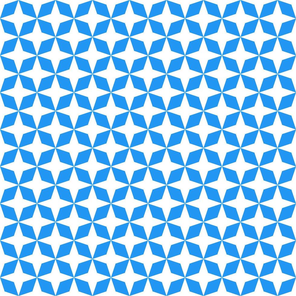 Blue 4 point star. 4 point star pattern. 4 point star pattern background. 4 point star background. Seamless pattern. for backdrop, decoration, Gift wrapping vector