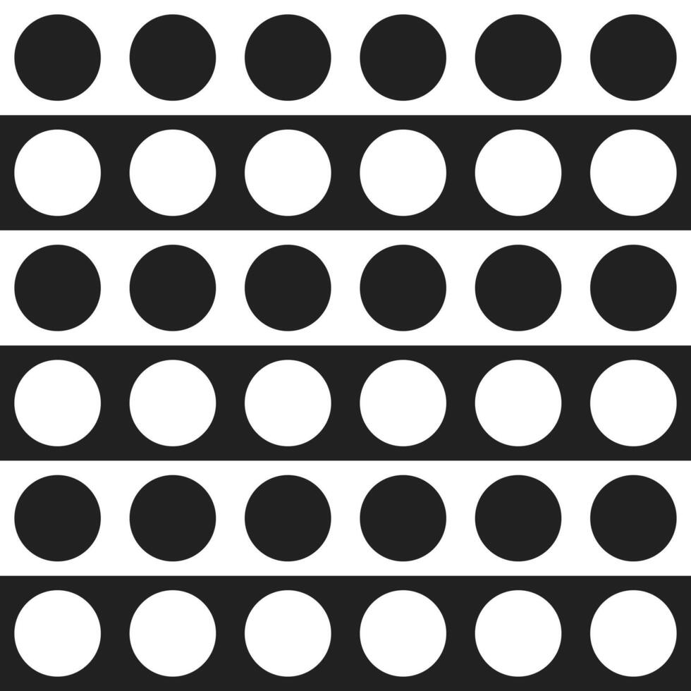 Black circle. Circle on stripe line pattern background. circle pattern background. line background. Seamless pattern. for backdrop, decoration, Gift wrapping vector