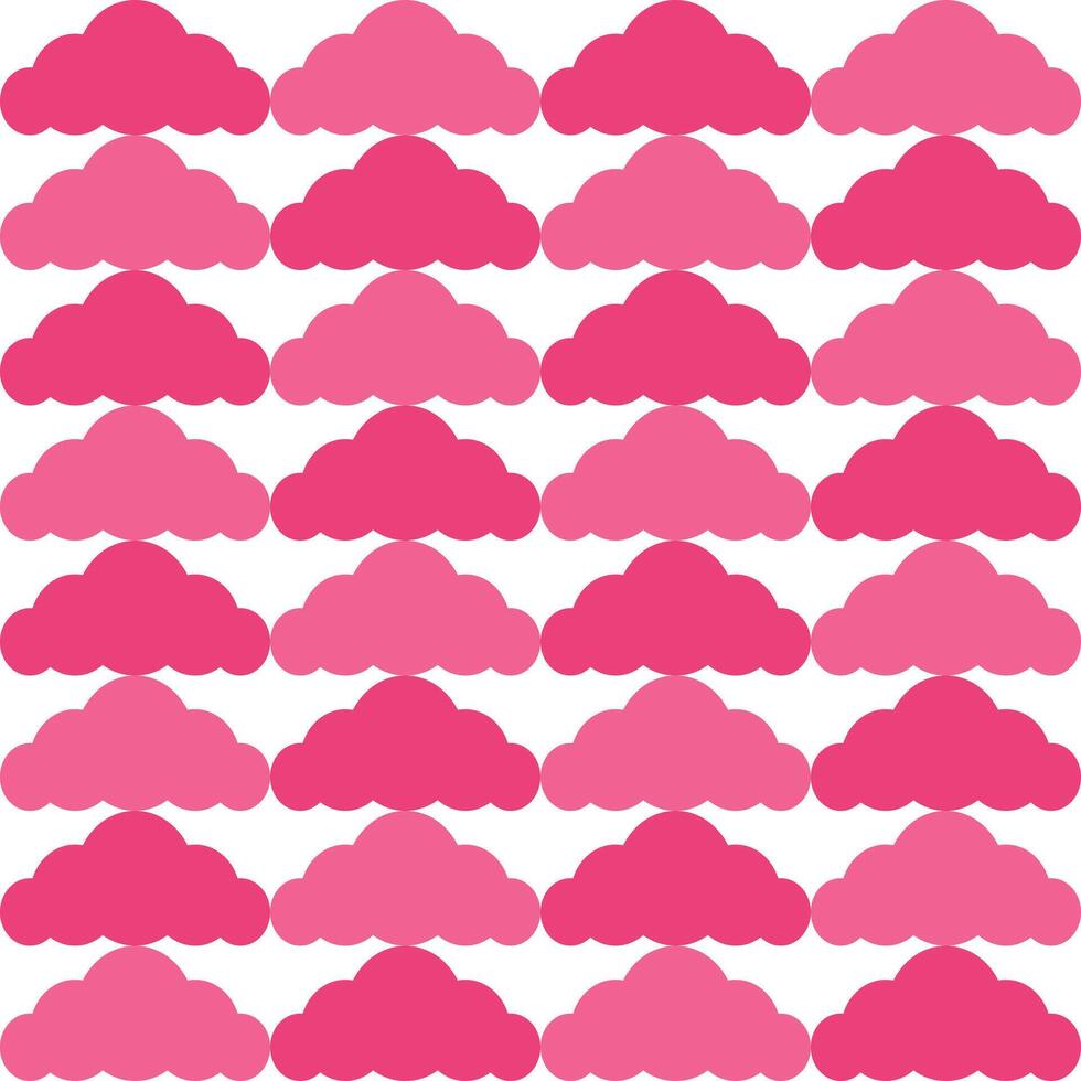 Pink cloud. cloud pattern. cloud pattern background. cloud background. Seamless pattern. for backdrop, decoration, Gift wrapping vector