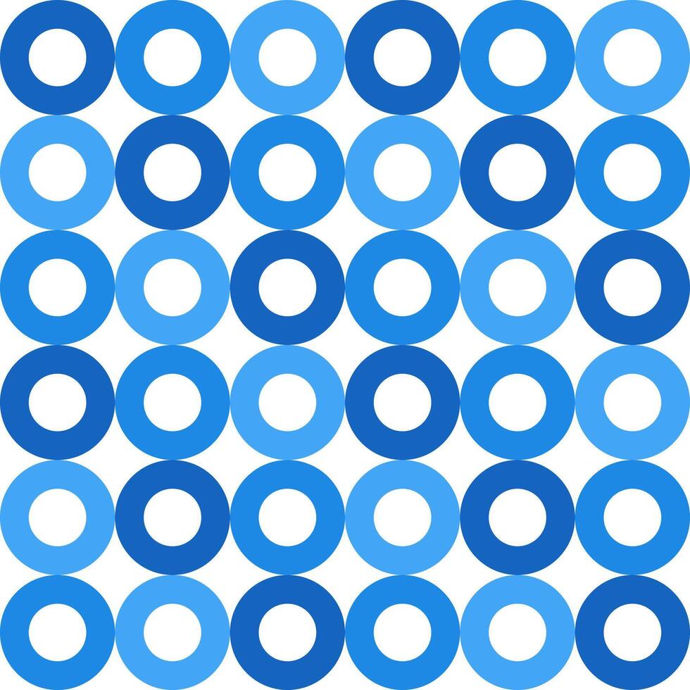 Blue circle pattern. Circle vector seamless pattern. Decorative element, wrapping paper, wall tiles, floor tiles, bathroom tiles.