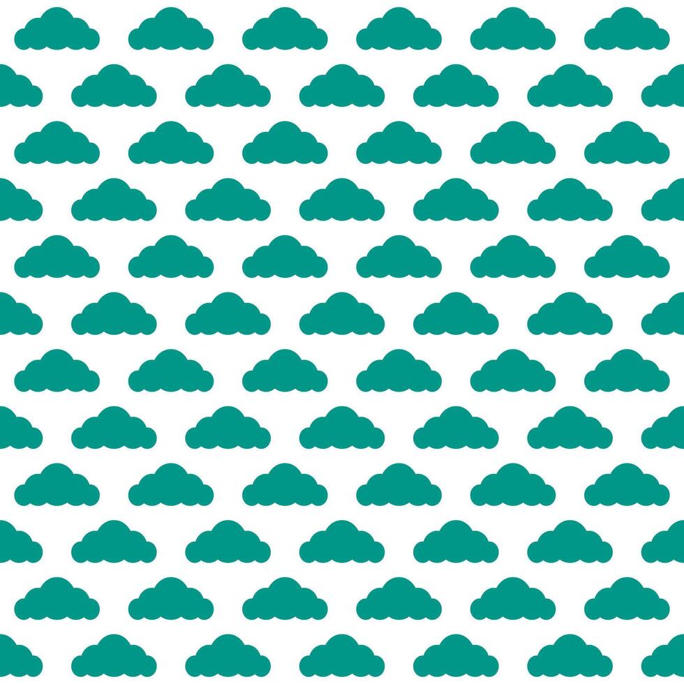 Green cloud. cloud pattern. cloud pattern background. cloud background. Seamless pattern. for backdrop, decoration, Gift wrapping vector