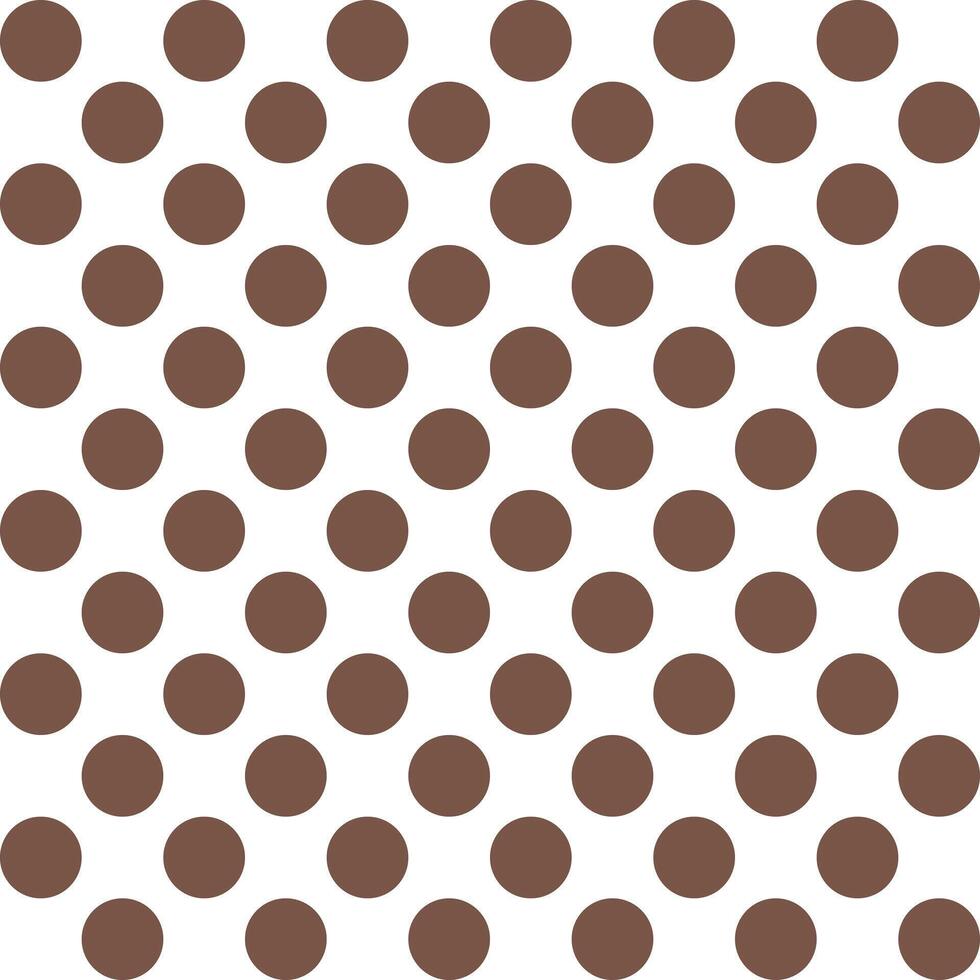 Brown dot pattern background.Dot pattern background. Polkadot. Dot background. Seamless pattern. for backdrop, decoration, Gift wrapping vector