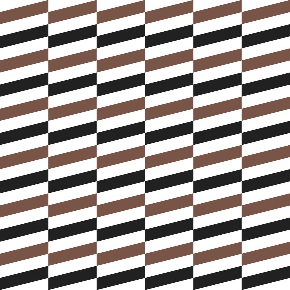Brown and black oblique line pattern. seamless pattern. tile background Decorative elements, floor tiles, wall tiles, gift wrapping, decorating paper. vector