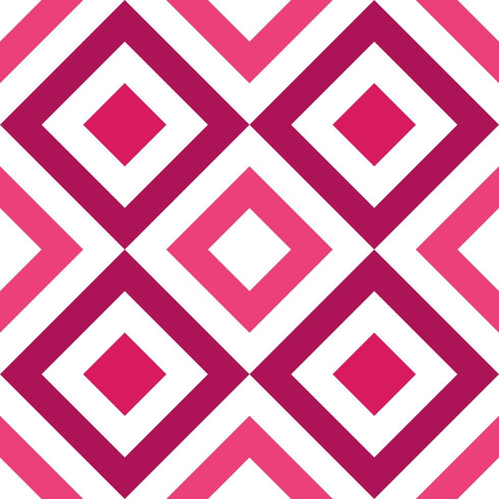 Pink rhombus pattern. rhombus vector seamless pattern. seamless pattern. tile background Decorative elements, floor tiles, wall tiles, gift wrapping, decorating paper.