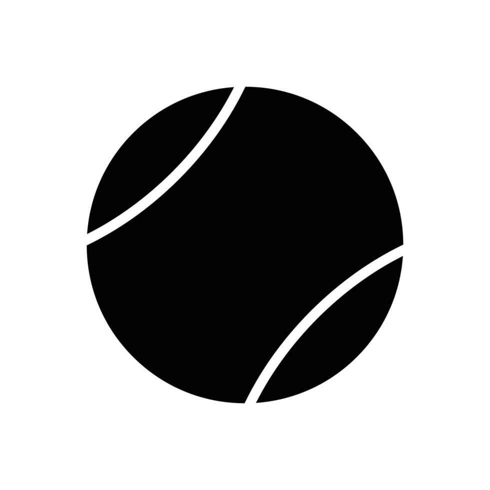 tennis ball icon vector design template in white background