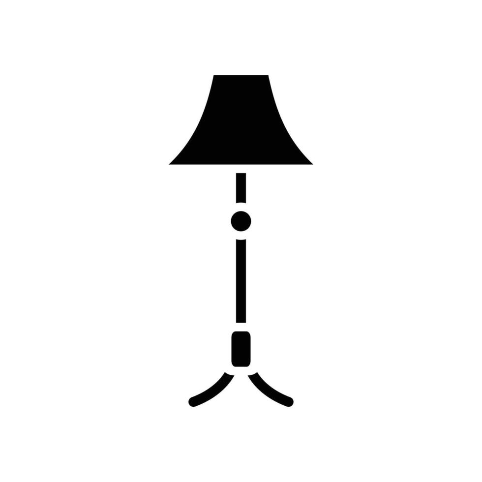 floor lamp icon vector design template in white background