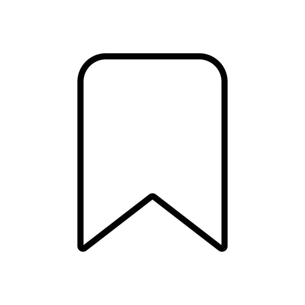 bookmark icon vector design template