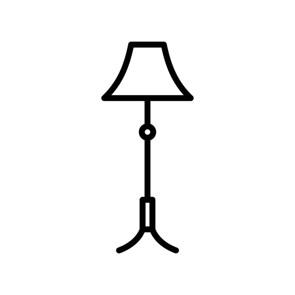 floor lamp icon vector design template in white background