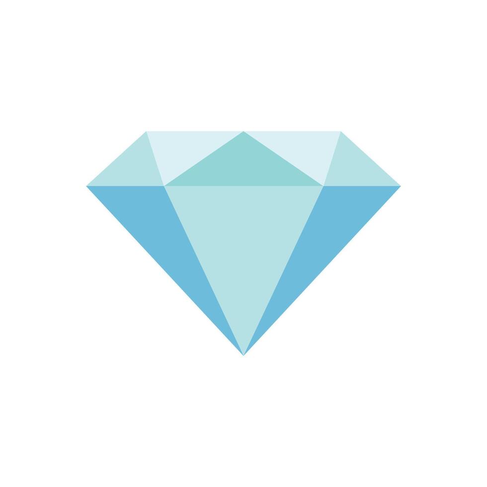 diamond icon vector design template in white background