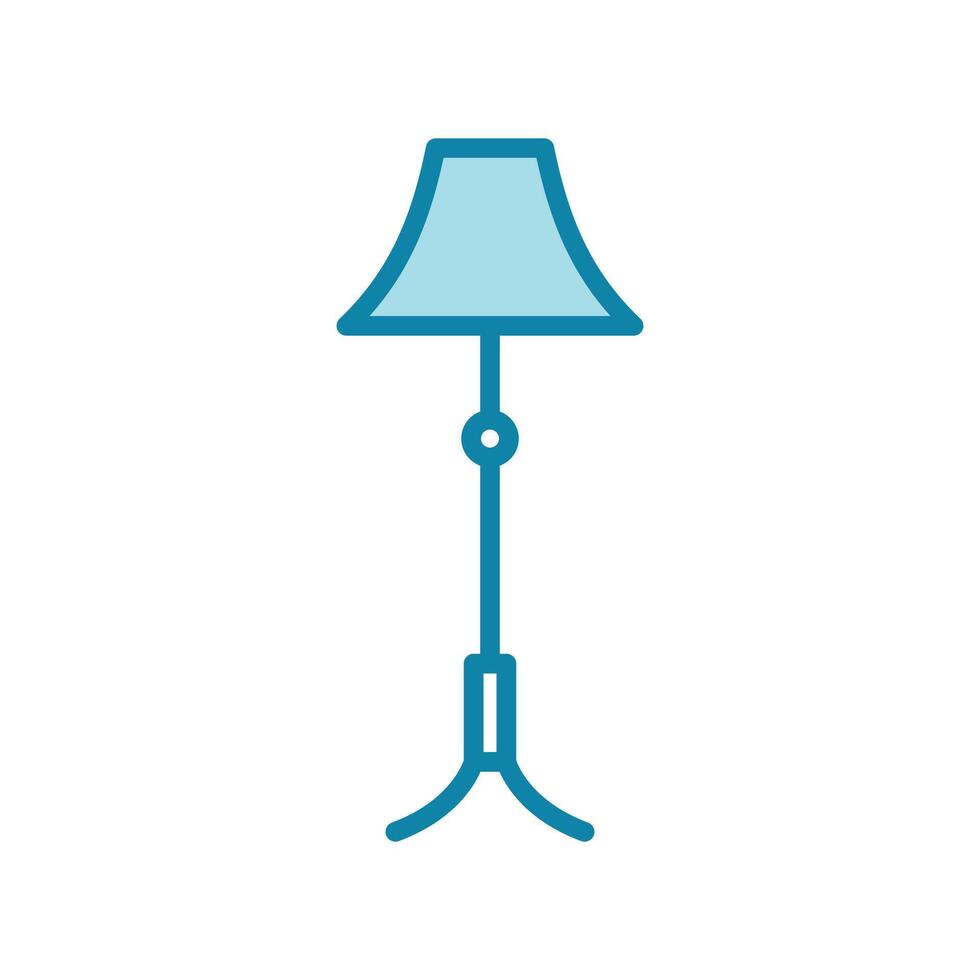 floor lamp icon vector design template in white background