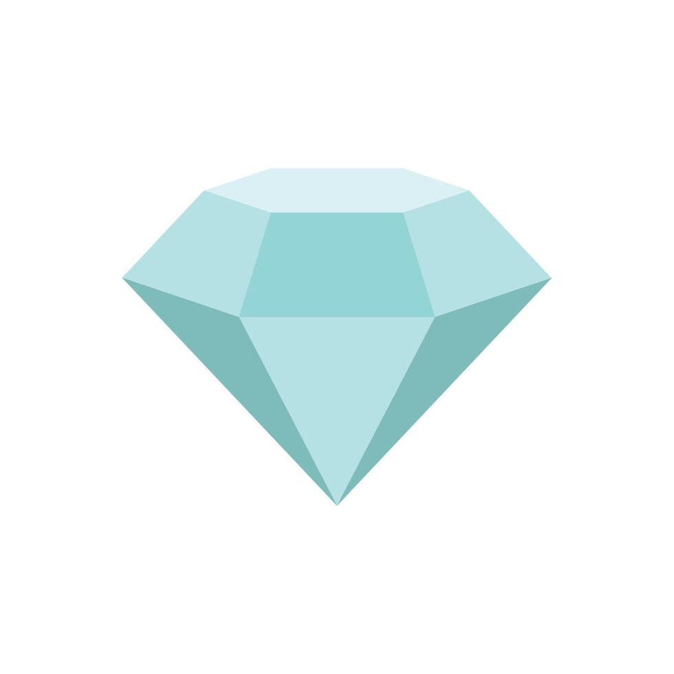 diamond icon vector design template in white background