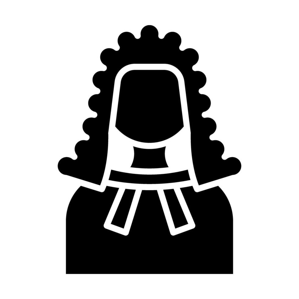 Judge Vector Glyph Icon For Personal And Commercial Use.