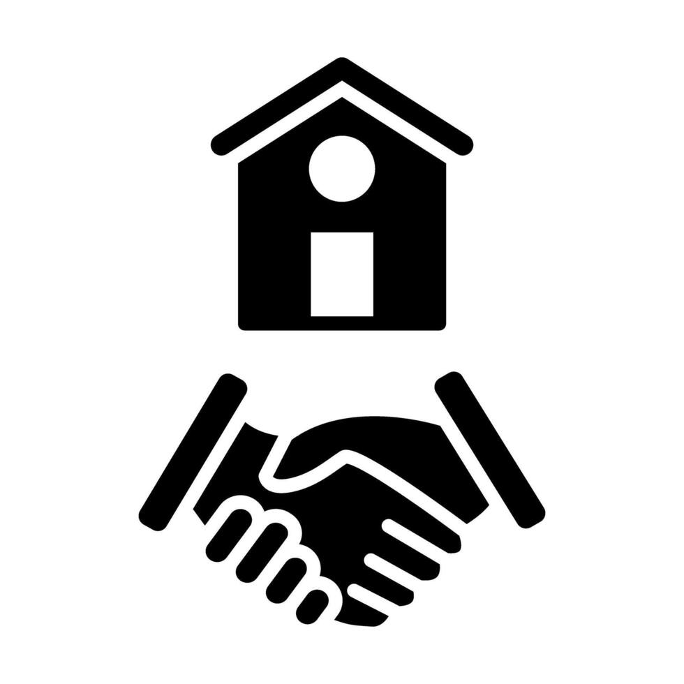 Deal Vector Glyph Icon For Personal And Commercial Use.