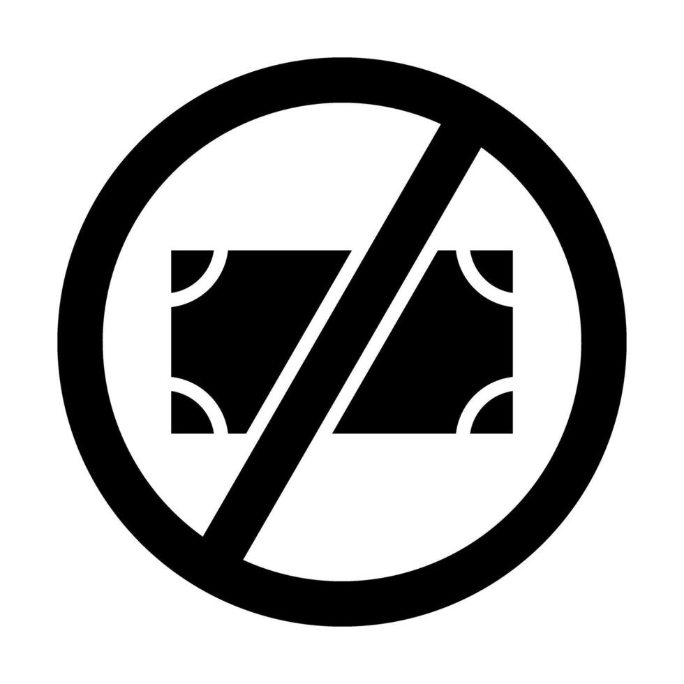 Stop Corruption Vector Glyph Icon For Personal And Commercial Use.