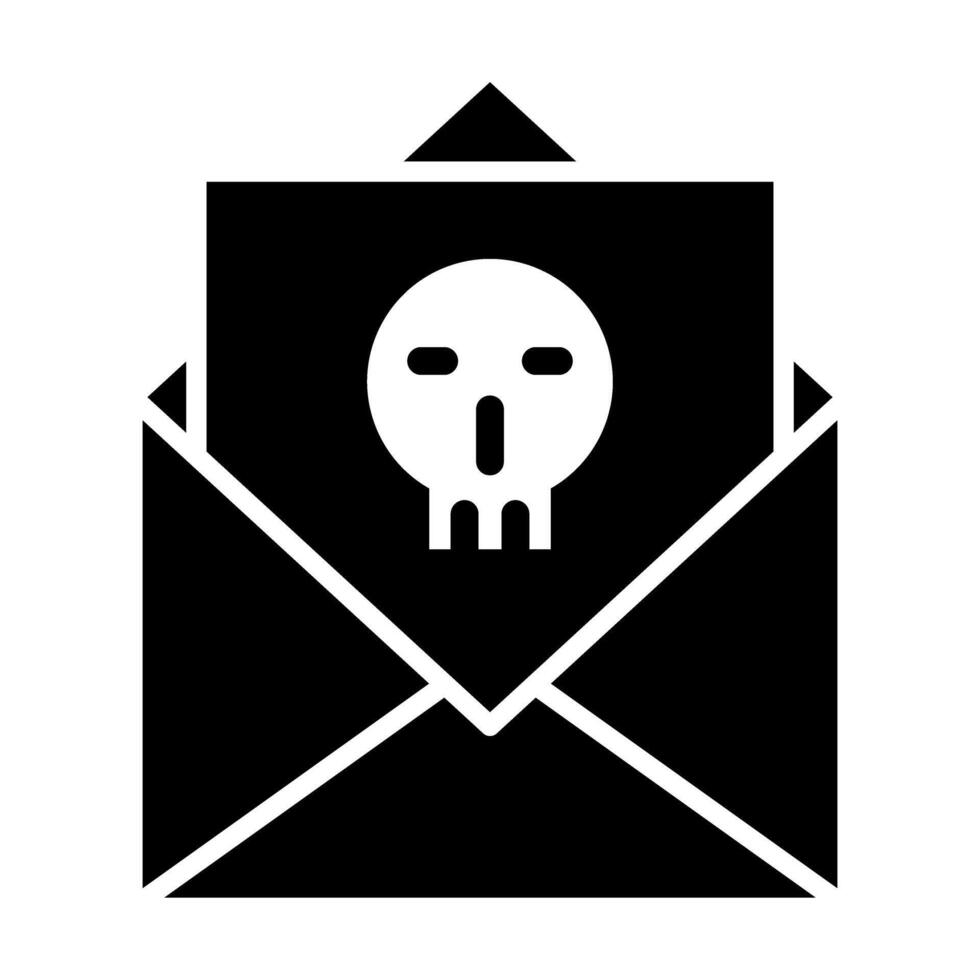 Blackmail Vector Glyph Icon For Personal And Commercial Use.