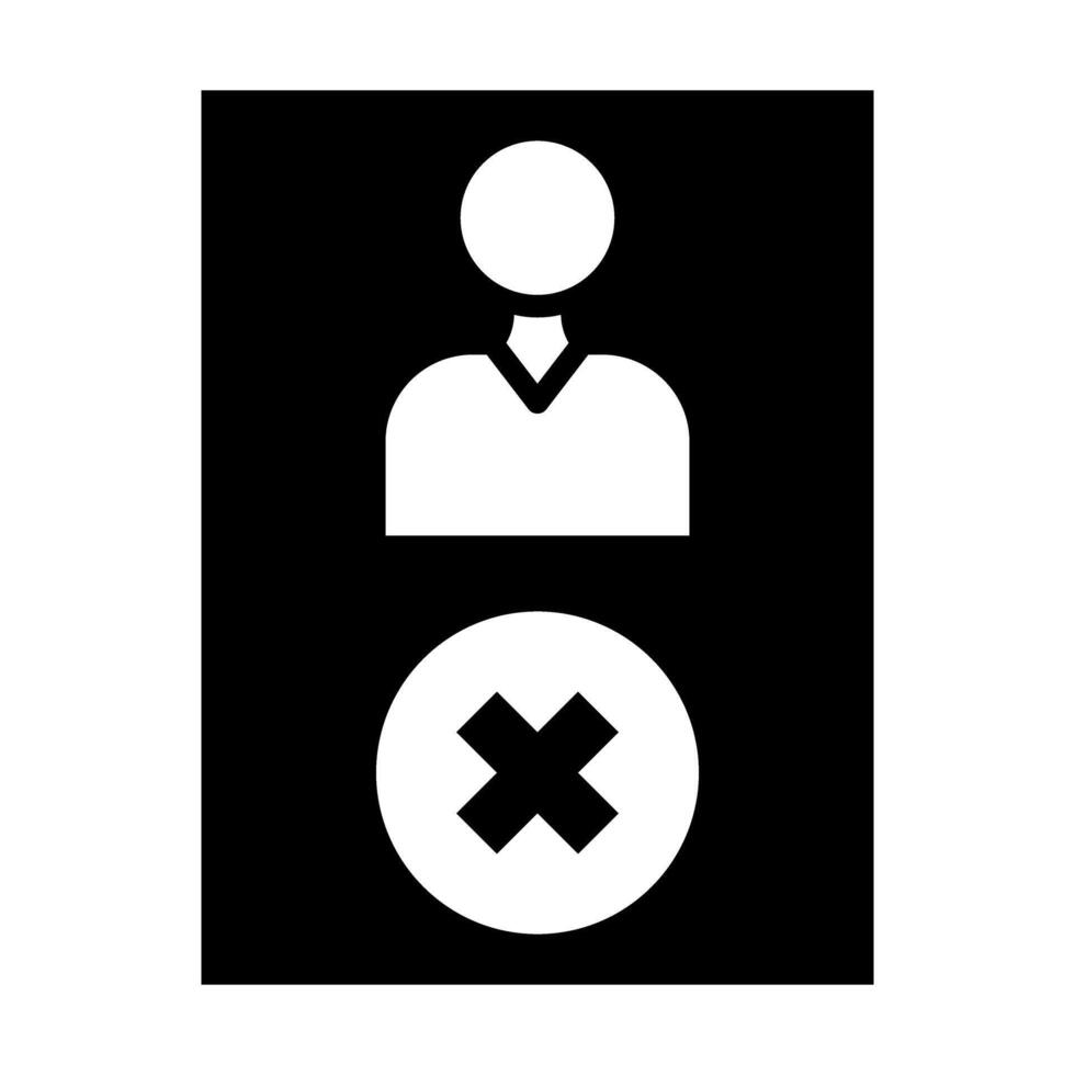 Blaklist Vector Glyph Icon For Personal And Commercial Use.