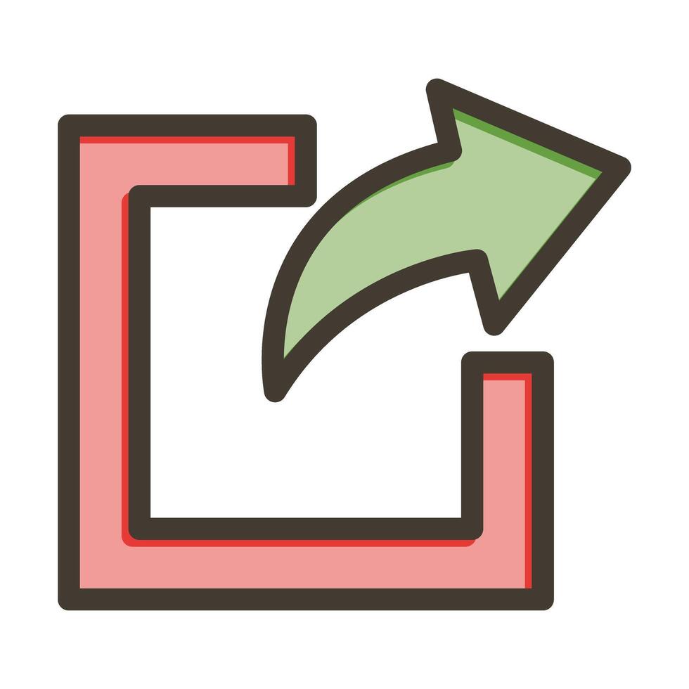 Export Thick Line Filled Colors For Personal And Commercial Use. vector