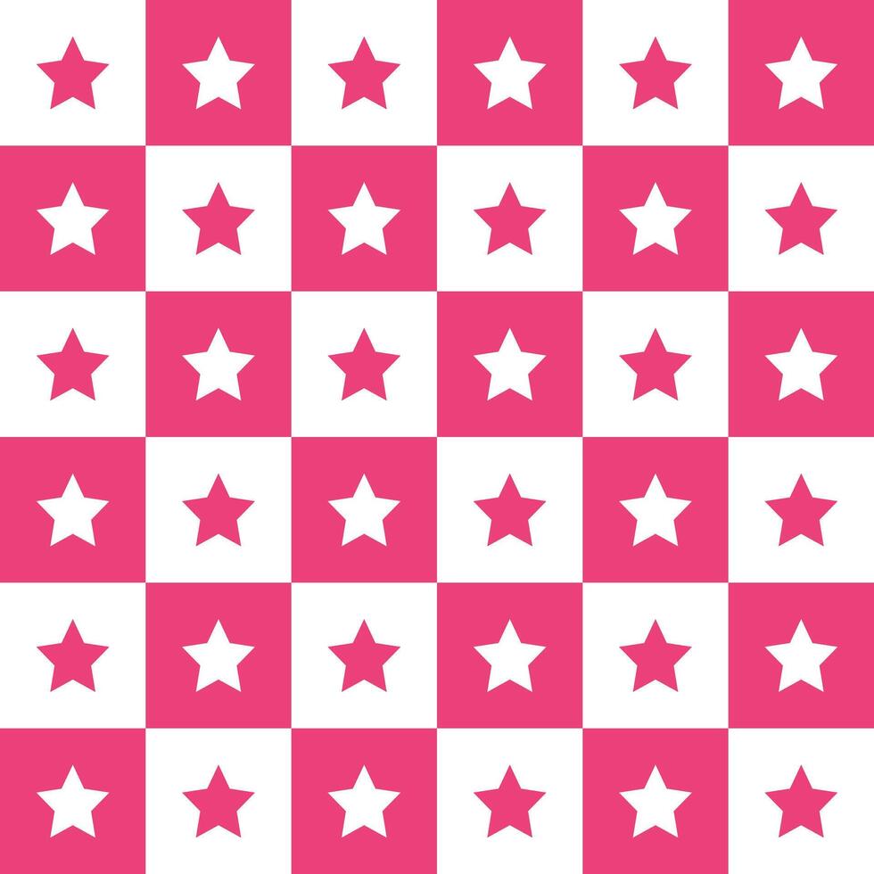 Pink star. star pattern. star pattern background. star background. Seamless pattern. for backdrop, decoration, Gift wrapping vector