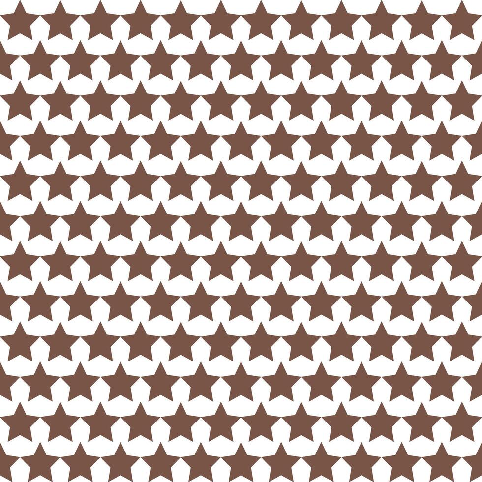 Brown star. star pattern. star pattern background. star background. Seamless pattern. for backdrop, decoration, Gift wrapping vector