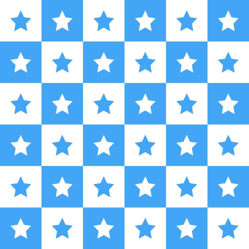 Blue star. star pattern. star pattern background. star background. Seamless pattern. for backdrop, decoration, Gift wrapping vector